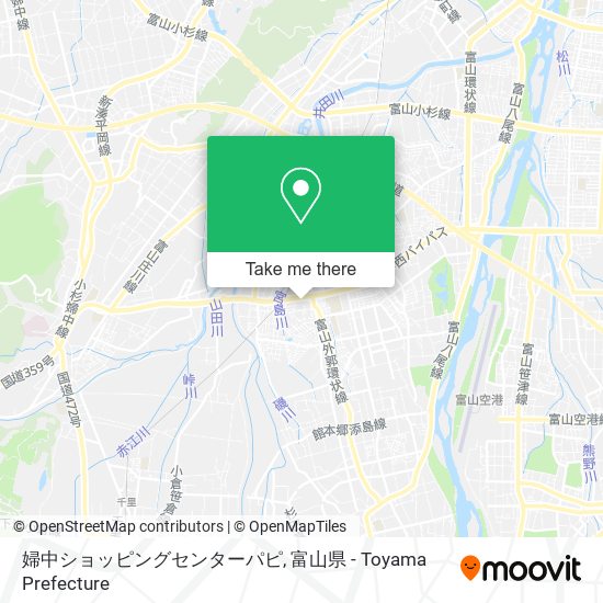 婦中ショッピングセンターパピ map