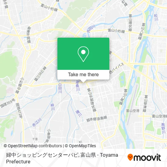婦中ショッピングセンターパピ map
