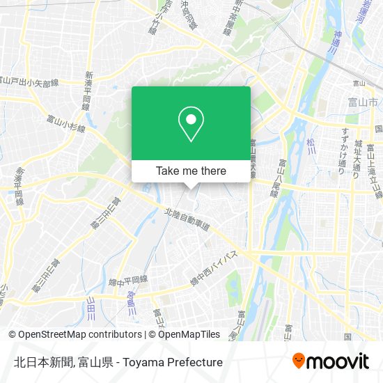 北日本新聞 map