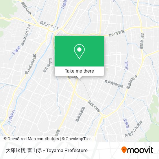 大塚踏切 map