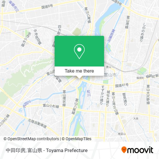 中田印房 map