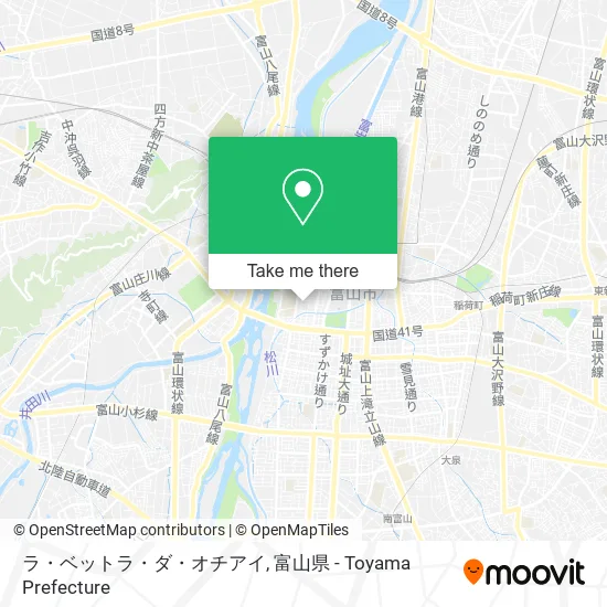 ラ・ベットラ・ダ・オチアイ map