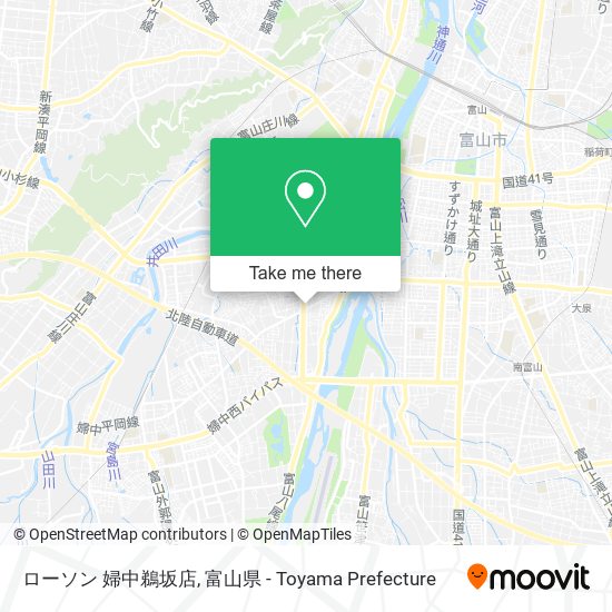 ローソン 婦中鵜坂店 map