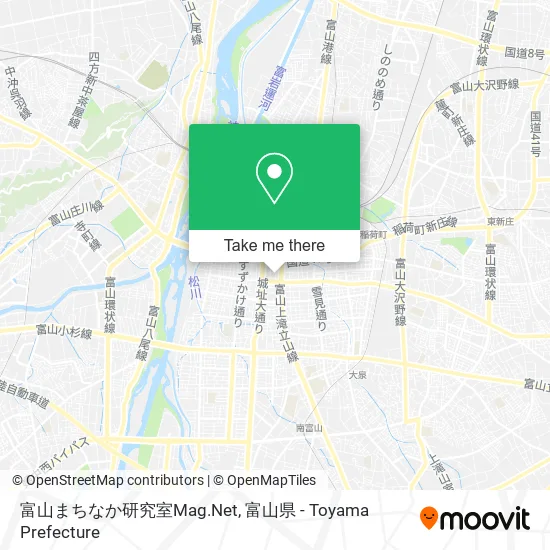 富山まちなか研究室Mag.Net map