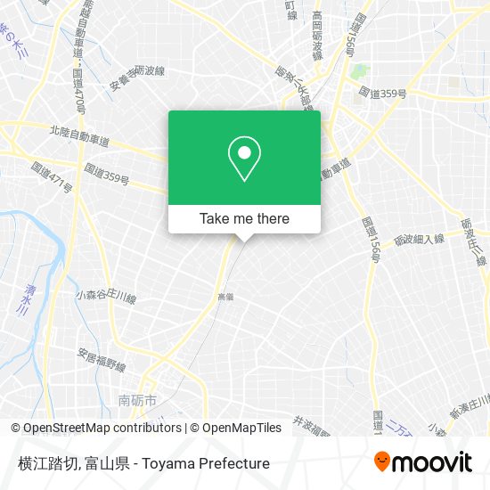 横江踏切 map