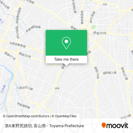 第6東野尻踏切 map