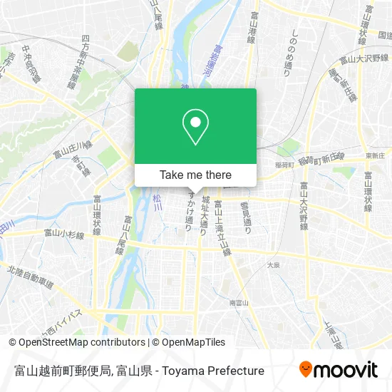 富山越前町郵便局 map