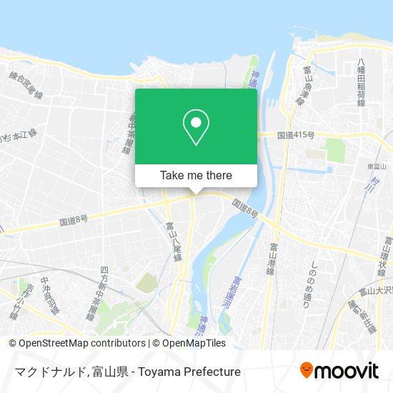 マクドナルド map