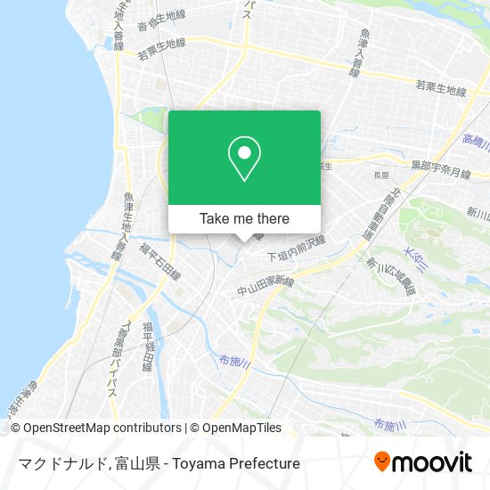 マクドナルド map