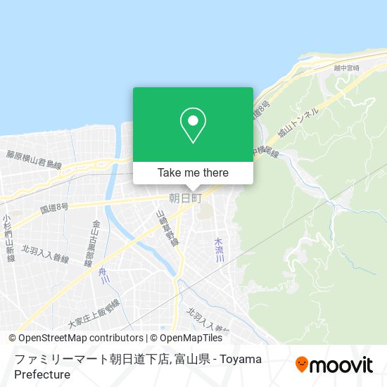 ファミリーマート朝日道下店 map