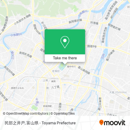 民部之井戸 map