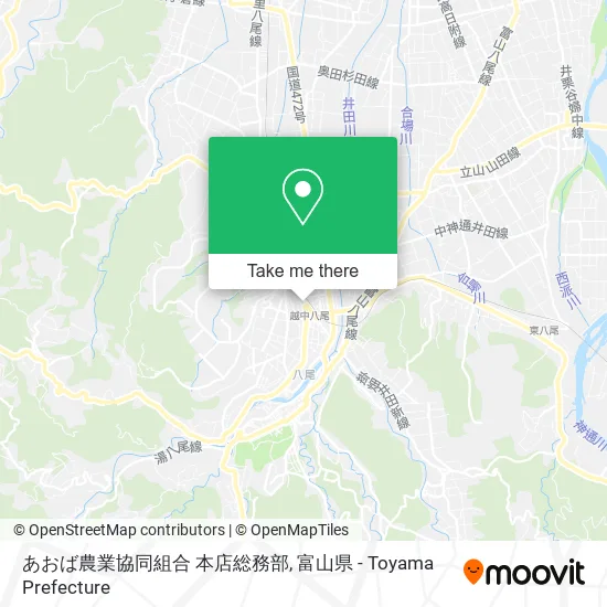 あおば農業協同組合 本店総務部 map