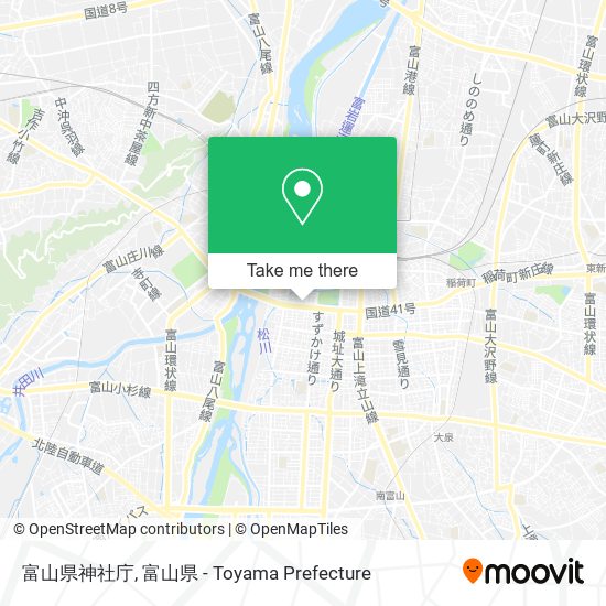 富山県神社庁 map