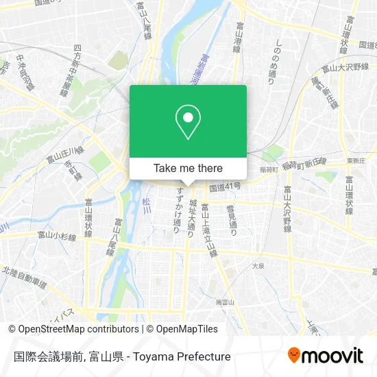 国際会議場前 map