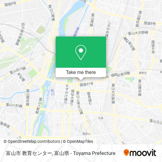 富山市 教育センター map