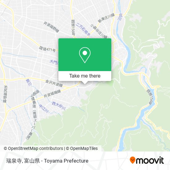瑞泉寺 map