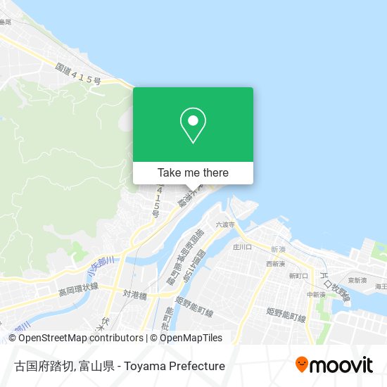 古国府踏切 map