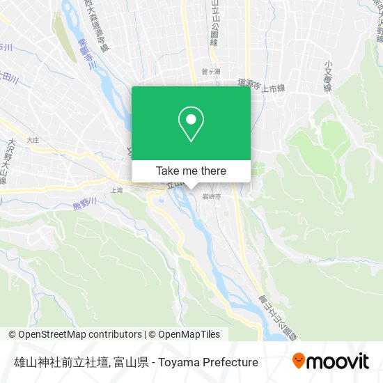雄山神社前立社壇 map