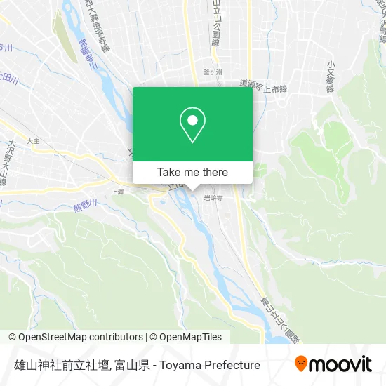 雄山神社前立社壇 map