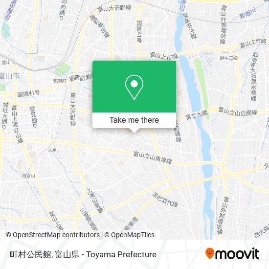町村公民館 map