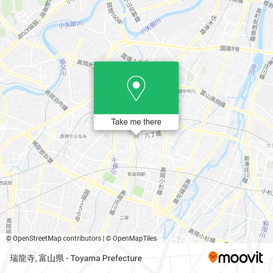 瑞龍寺 map