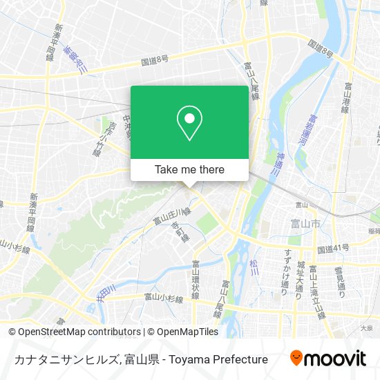 カナタニサンヒルズ map