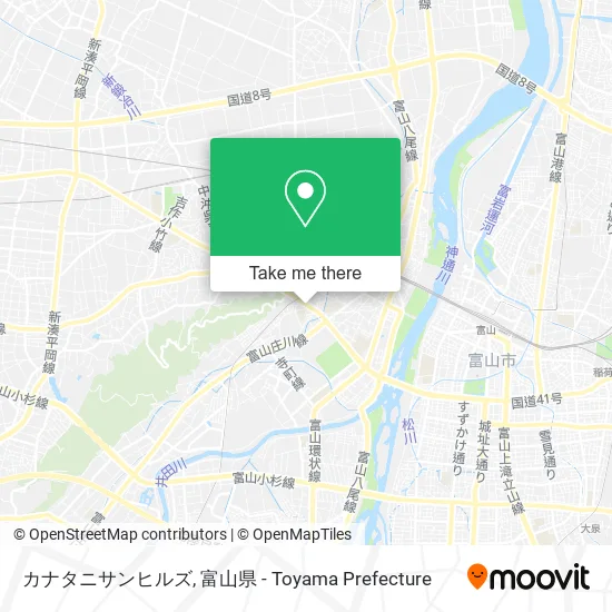 カナタニサンヒルズ map
