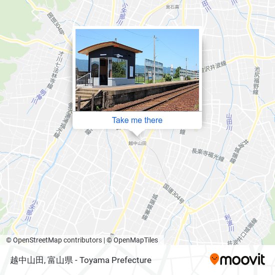 越中山田 map