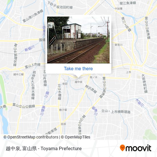 越中泉 map