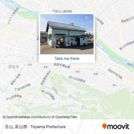 舌山 map