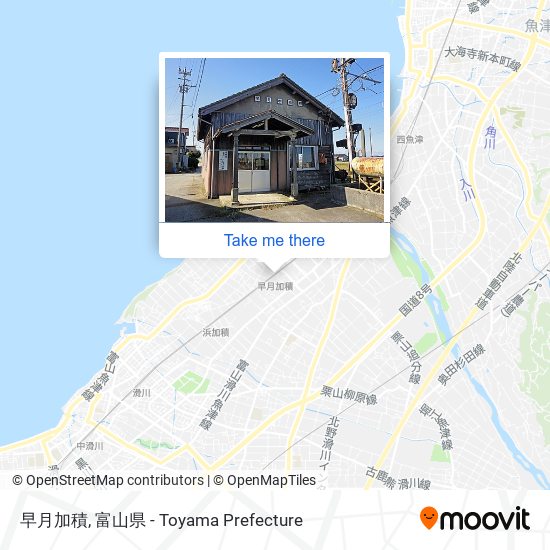 早月加積 map