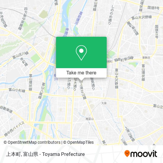上本町 map