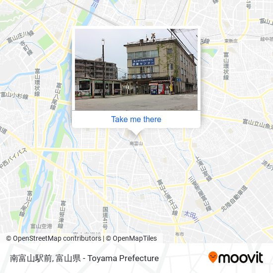 南富山駅前 map