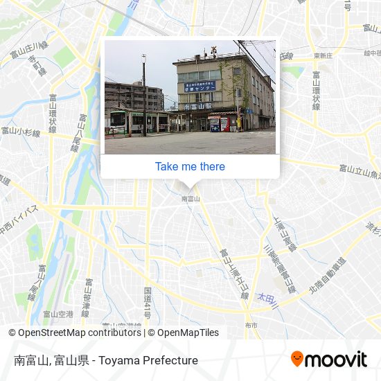 南富山 map