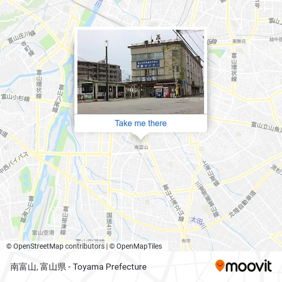 南富山 map