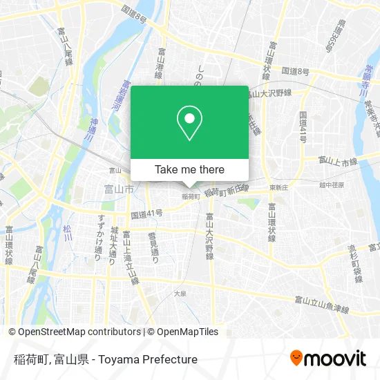稲荷町 map