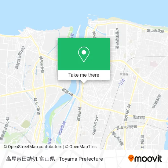 高屋敷田踏切 map