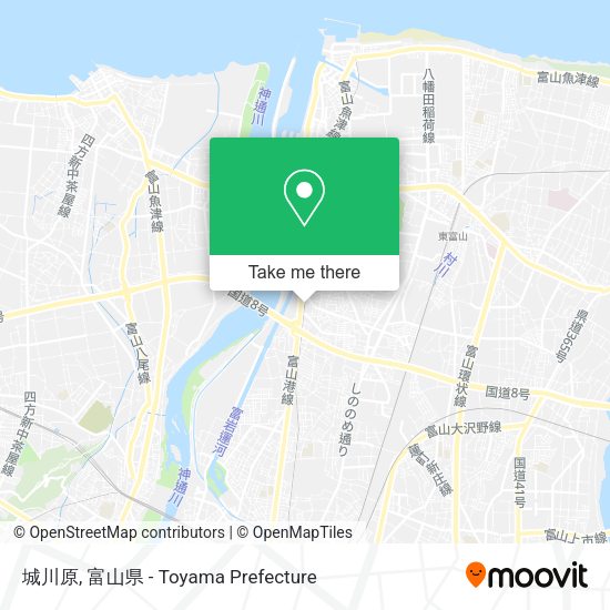 城川原 map