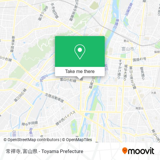 常禪寺 map