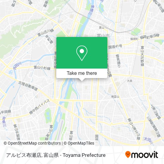 アルビス布瀬店 map