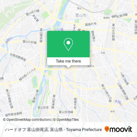 ハードオフ 富山掛尾店 map