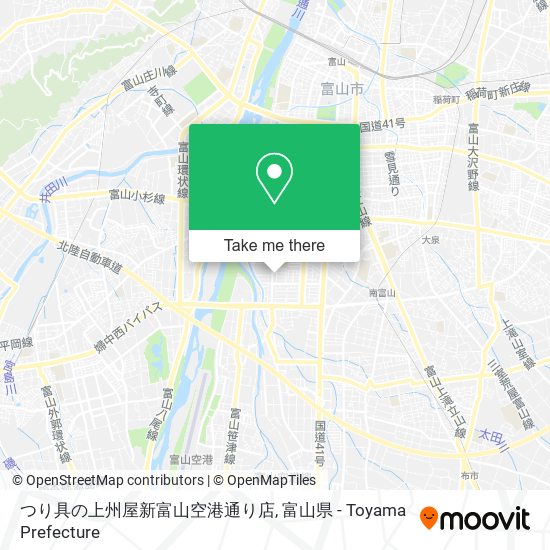 つり具の上州屋新富山空港通り店 map