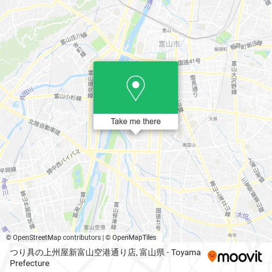 つり具の上州屋新富山空港通り店 map