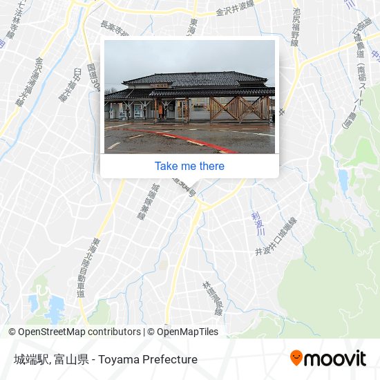 城端駅 map