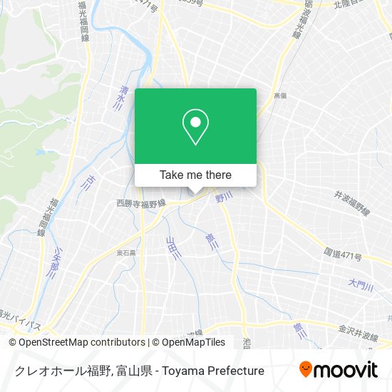 クレオホール福野 map