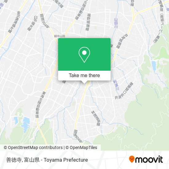 善徳寺 map