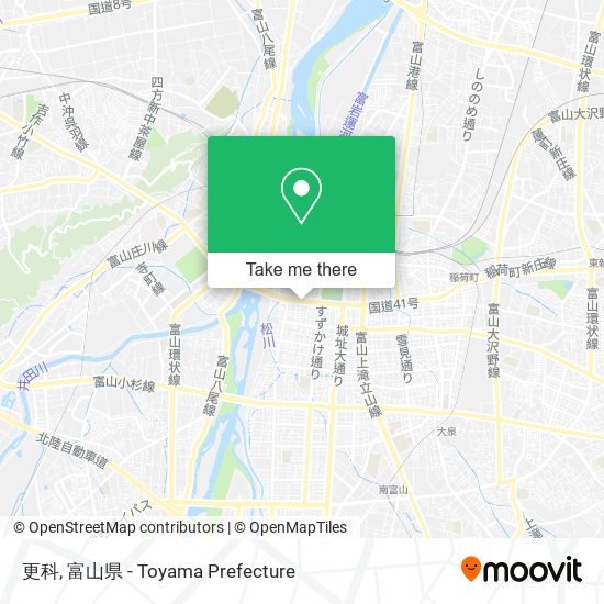 更科 map