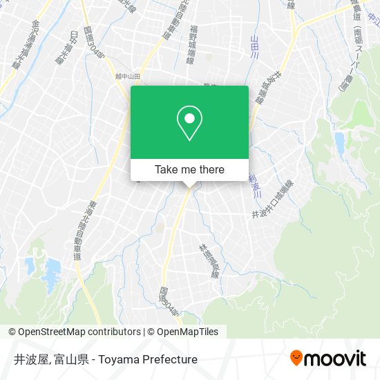 井波屋 map
