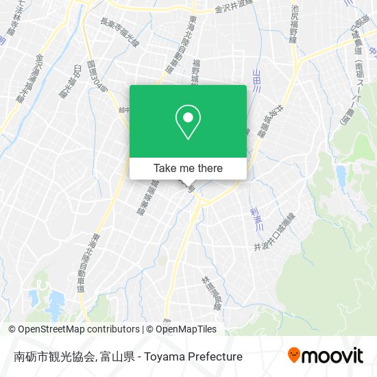 南砺市観光協会 map