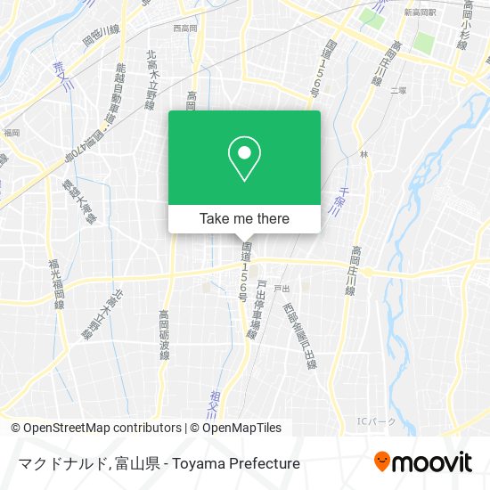 マクドナルド map